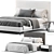 Modern IKEA Dunvik Bed Model 3D model small image 2