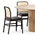 Timeless Bent Chairs and Royal Table 3D model small image 2