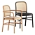 Timeless Bent Chairs and Royal Table 3D model small image 4
