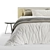 Streamlined Flou Merkurio Bed 3D model small image 3
