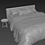 Streamlined Flou Merkurio Bed 3D model small image 4