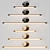 Breeze Wall Metal Design Light 3D model small image 1