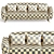 Modern 3ds Max Hamper Sofa 3D model small image 2