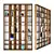 Modern Industrial Style Shelving 3D model small image 2