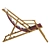 Sailcloth Deckchair with Oak 3D model small image 3