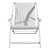 Sailcloth Deckchair with Oak 3D model small image 5