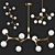 Ethereal Beanstalk Glass Chandelier 3D model small image 1