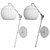 Sleek Modern Sconce Fixture 3D model small image 2