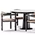 Modern Dining Set - Liang & Eimil 3D model small image 4