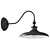 Gracie Oaks Black Armed Sconce 3D model small image 1