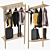 Milford Oak Hall Cabinet Model 3D model small image 2