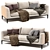 Lucrezia Soft Leather Sofa - Millimeters, UV Mapped 3D model small image 1