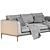 Lucrezia Soft Leather Sofa - Millimeters, UV Mapped 3D model small image 4