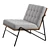 Modern Marled Lounge Chair 3D model small image 5