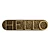 Floral Brass Hook Rack 3D model small image 2