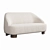Modern Fabric Small Sofa: Margas 3D model small image 1