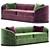 Elegant Anderson Sofa London 3D model small image 1