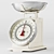 Retro Style Kitchen Scale from Zara Home 3D model small image 1