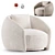 Modern Moroso PACIFIC Armchair 2017 3D model small image 1