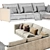  Poliform Bristol L Shaped Sofa 3D model small image 3