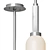Industrial Elegance Mini Pendant Light 3D model small image 3