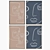 Gallery Wall Art Set with Multiple Frames 3D model small image 2