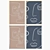Gallery Wall Art Set with Multiple Frames 3D model small image 3