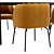 Modern Dining Chair and Table 3D model small image 4