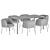Modern Dining Chair and Table 3D model small image 5