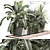 Tropical Plant Concrete Planter V2 3D model small image 1