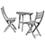 Folding Wall Table Set - ASKHOLMEN 3D model small image 6