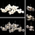 Bubble Pendant Light Trio Set 3D model small image 2