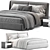 Elegant Modern Bend Sofa 3D model small image 2