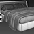 Elegant Modern Bend Sofa 3D model small image 4