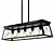 Modern 5-Light Kitchen Pendant 3D model small image 2