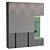 Sleek Hallway Furniture Set 3D model small image 3