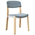 Modern Stackable Wooden Chair Nate 3D model small image 1