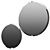 Hawaiian Chic Beveled Mirror Ø120\160 3D model small image 1