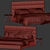 Modern Bed Model with Options 3D model small image 5