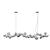 Modern Bubbly 8-Light Chandelier 3D model small image 2