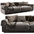 Jesse Daniel 2 Seater Sofa 3D model small image 1