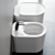 RAK-Valet Compact Ceramic Toilet 3D model small image 2