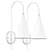 Sleek Modern Piffle Wall Lamp 3D model small image 2