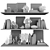Elegant Decor Set 076 3D model small image 2