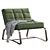 Contemporary Armchair Quilt Design 3D model small image 3
