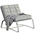 Contemporary Armchair Quilt Design 3D model small image 6