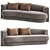 Yumi Sofa Collection 3D Model 3D model small image 2