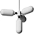 Urban Industrial Cylinder Pendant Light 3D model small image 6