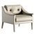 DEZZA Armchair, Low Poly, 3Ds Max 3D model small image 1
