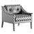 DEZZA Armchair, Low Poly, 3Ds Max 3D model small image 4